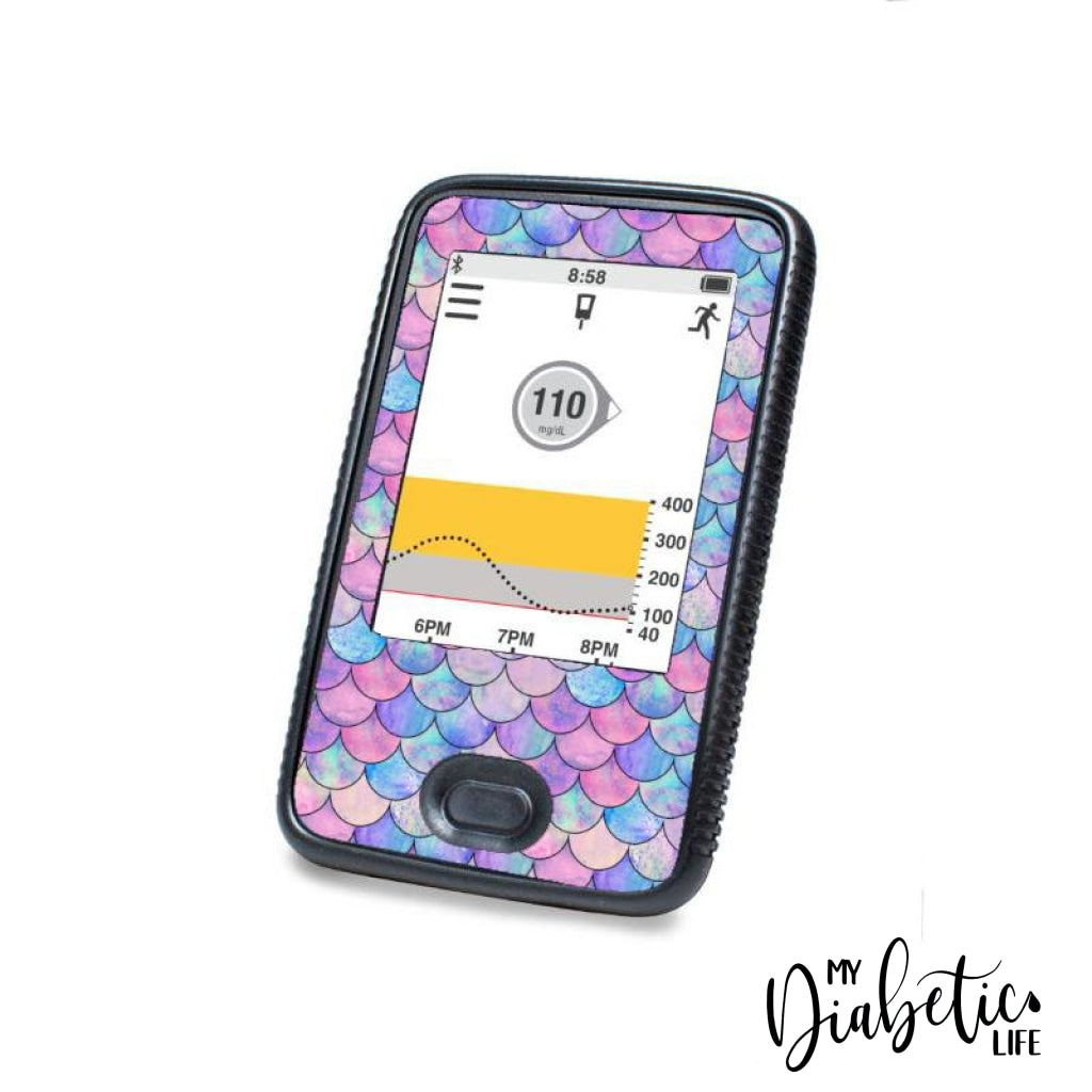 Mermaid Tails - Dexcom G6 Peel, skin and Decal, glucose meter sticker - MyDiabeticLife