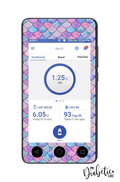 Mermaid Tails - Omnipod Dash, skin and Decal, glucose meter sticker - MyDiabeticLife