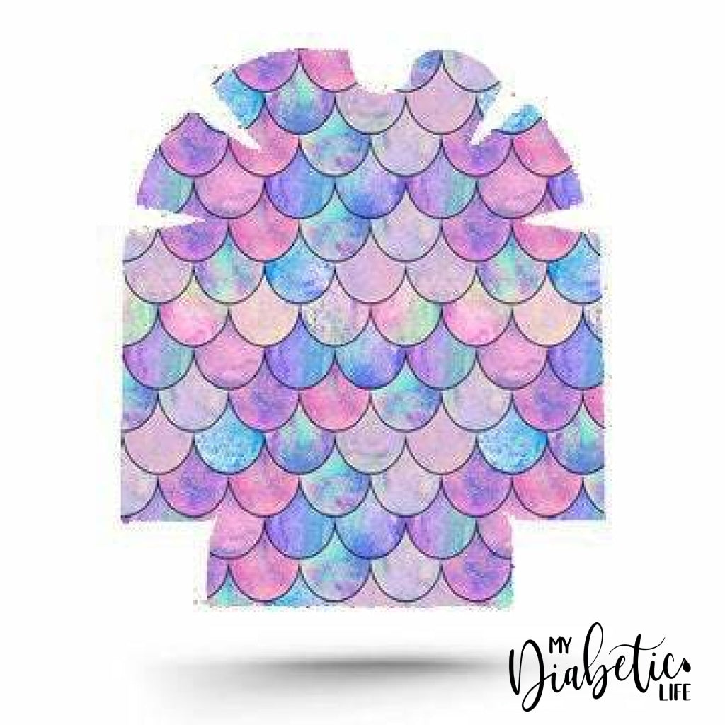 Mermaid Tails - Omnipod Peel, skin and Decal, insulin pump sticker - MyDiabeticLife