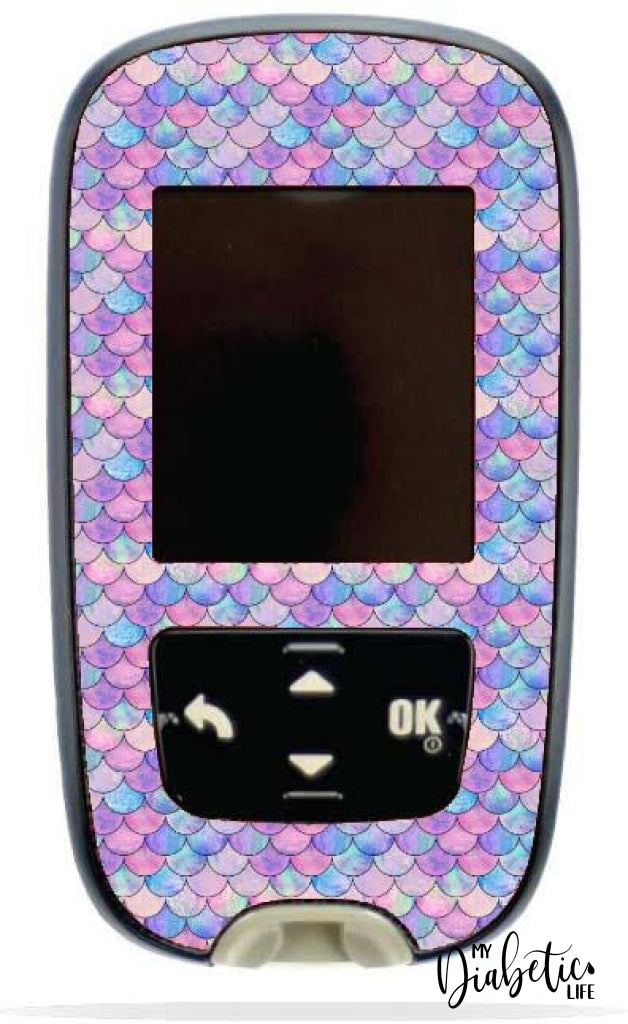 Mermaids Tail - Accu-Chek Guide Peel Skin And Decal Glucose Meter Sticker