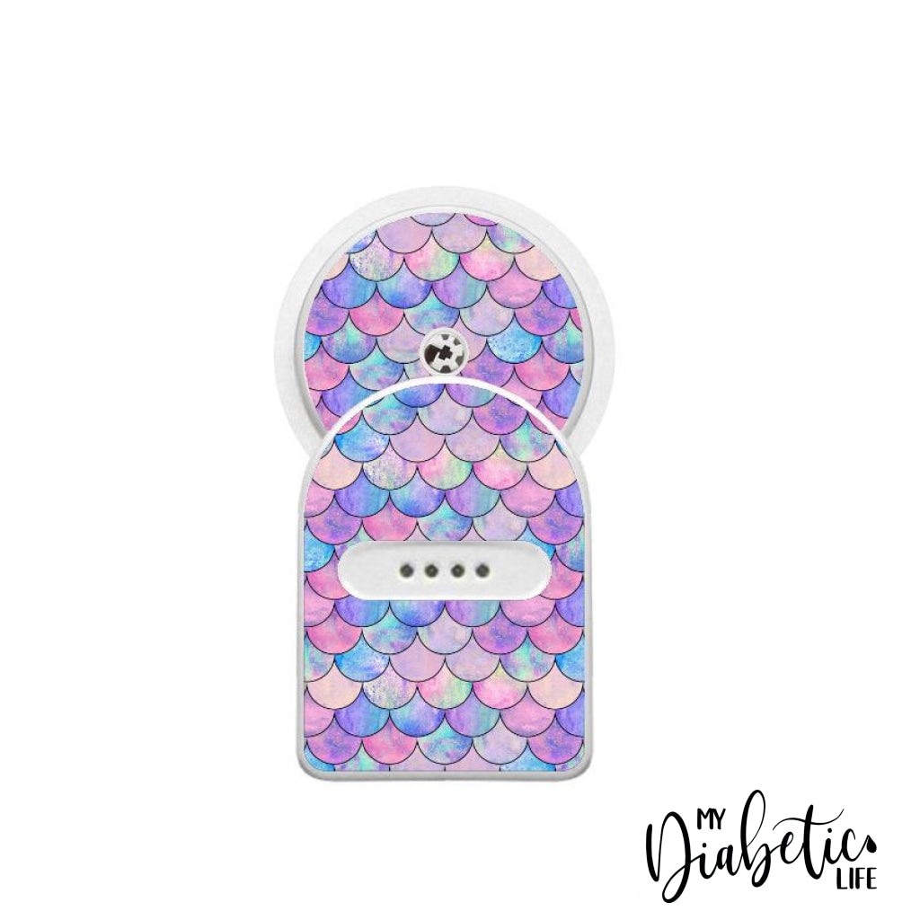 Mermaids Tail - Maio Maio 1 & Libre Peel, skin and Decal, fgm/cgm sticker - MyDiabeticLife