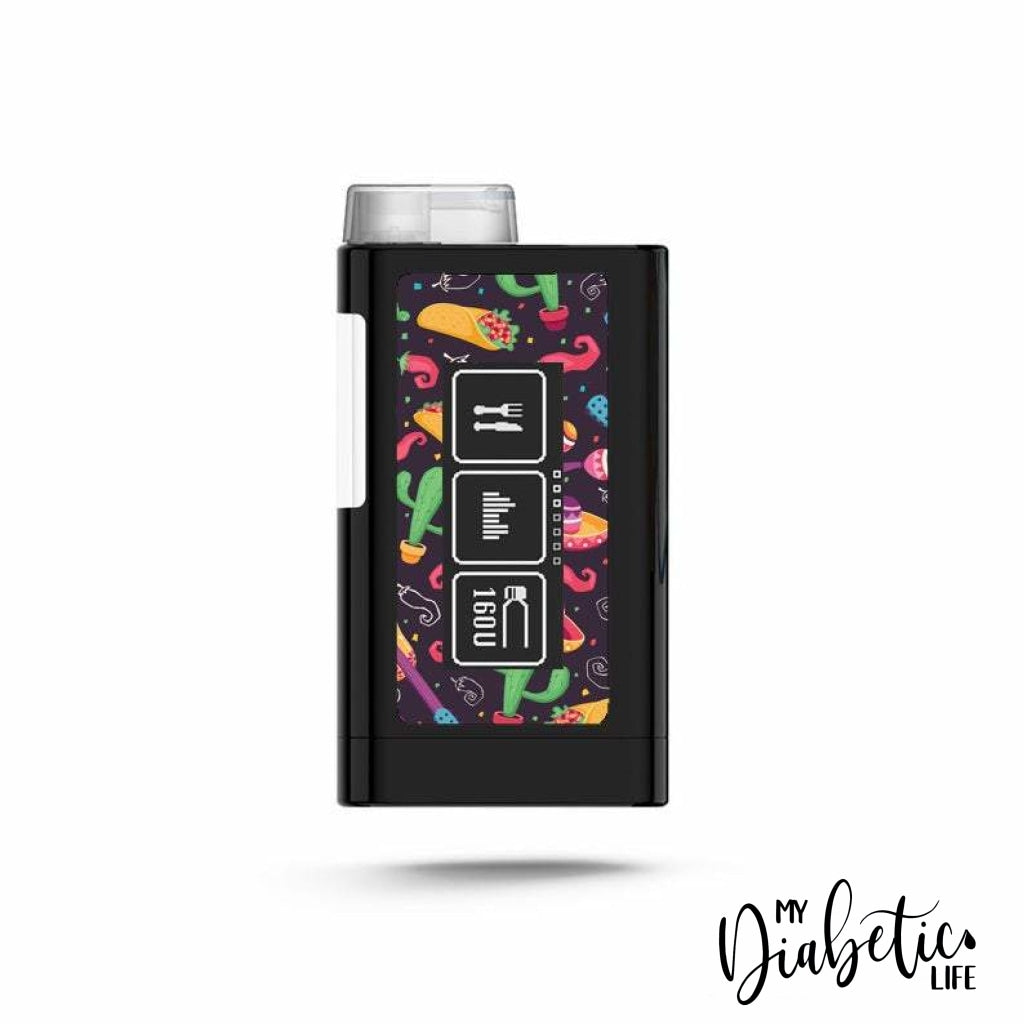 Mexican Festival Taco Tuesday - Ypsopump Peel, skin and Decal, Insulin pump sticker - MyDiabeticLife