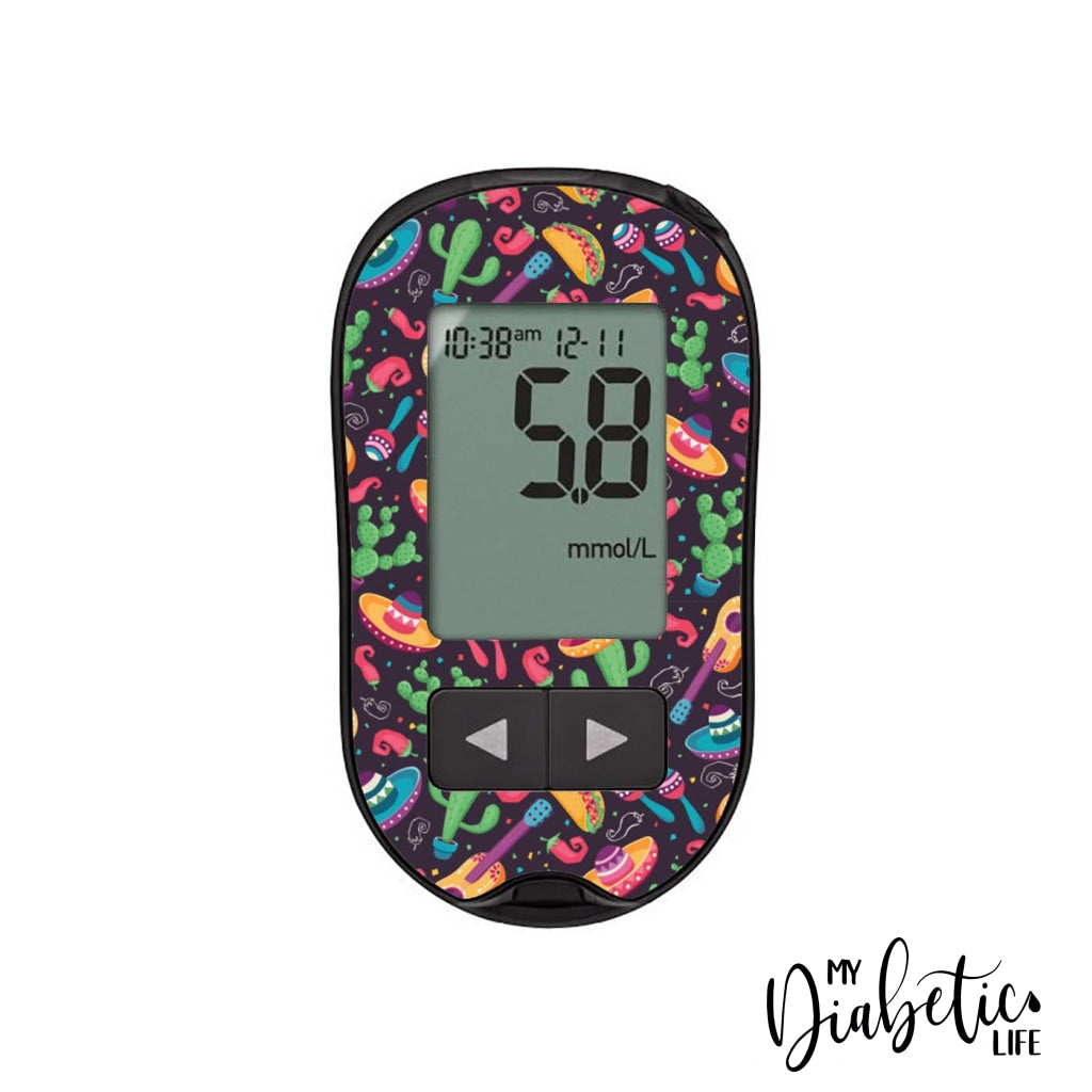 Taco Tuesday - Accu-chek Performa Peel, skin and Decal, glucose meter sticker - MyDiabeticLife