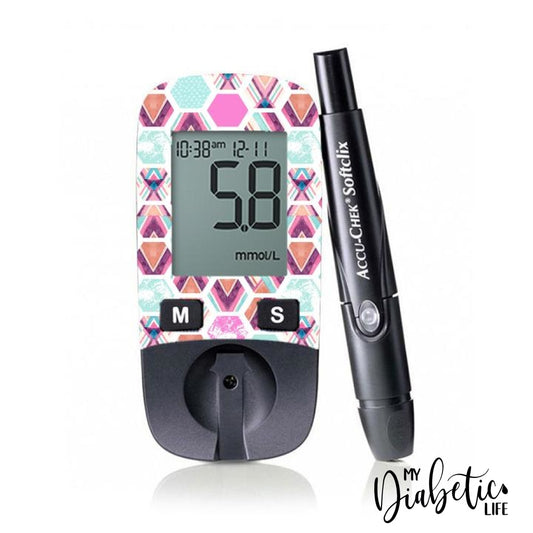 Miami Slice - Accu-chek Active Peel, skin and Decal, glucose meter sticker - MyDiabeticLife