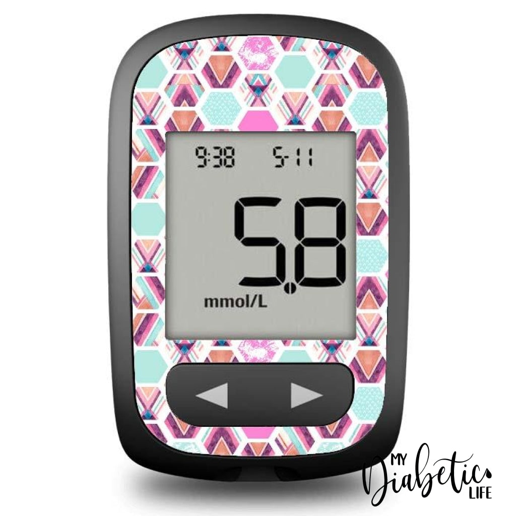 Miami Slice - Accu-Chek Guide Me Peel Skin And Decal Glucose Meter Sticker