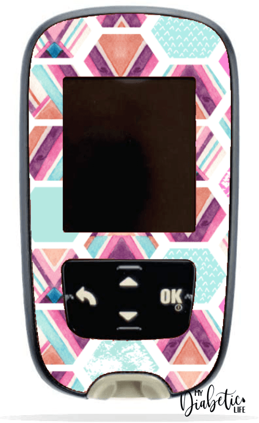 Miami Slice - Accuchek Guide Peel, skin and Decal, glucose meter sticker - MyDiabeticLife