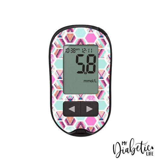 Miami Slice - Accu-chek Performa Peel, skin and Decal, glucose meter sticker - MyDiabeticLife
