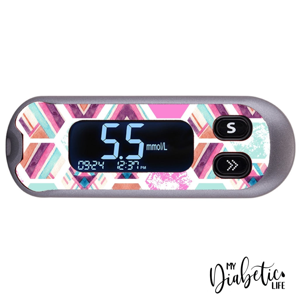Miami Slice - CareSens N Pop - Peel, skin and Decal, glucose meter sticker - MyDiabeticLife