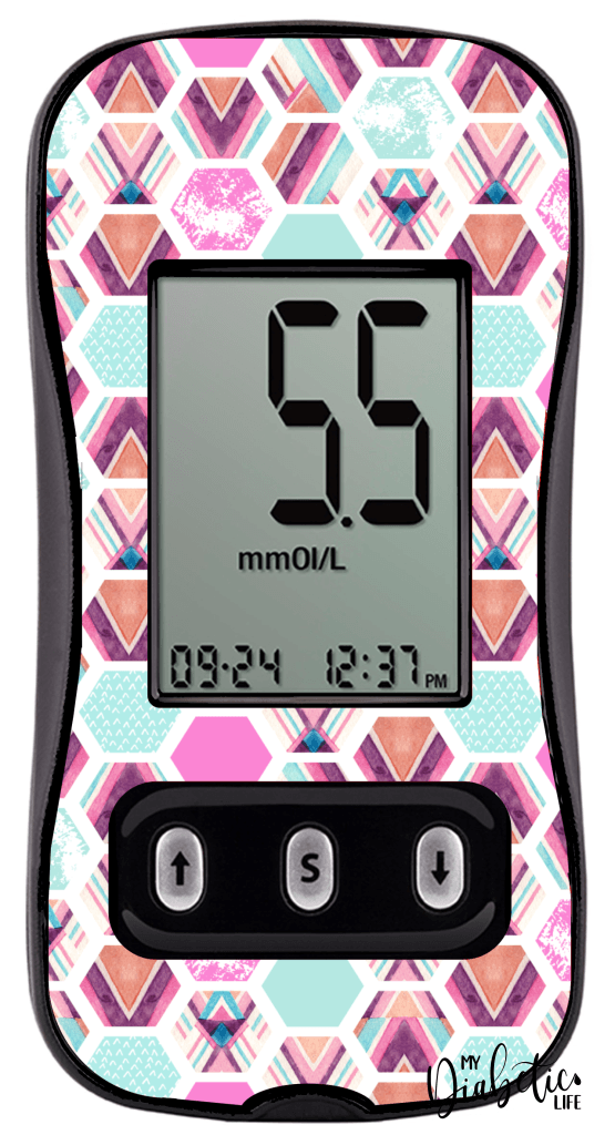 Miami Slice - Caresens N, skin and Decal, glucose meter sticker - MyDiabeticLife