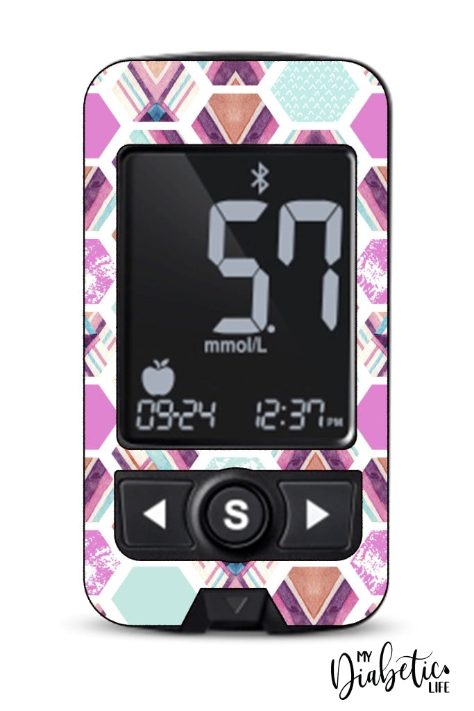 Miami Slice - Caresens N Premier, skin and Decal, glucose meter sticker - MyDiabeticLife