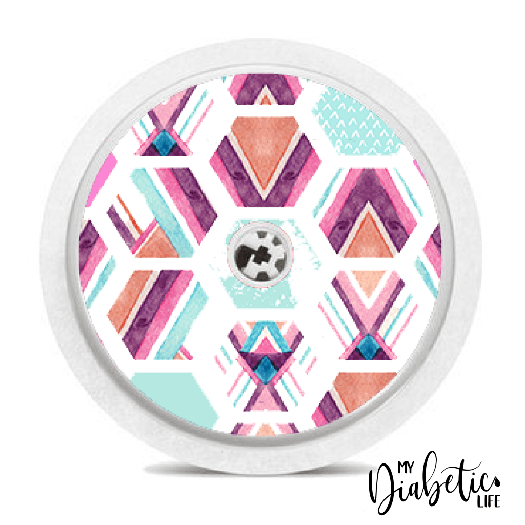 Miami Slice - Freestyle Libre Sensor Peel Skin And Decal Fgm/cgm Sticker