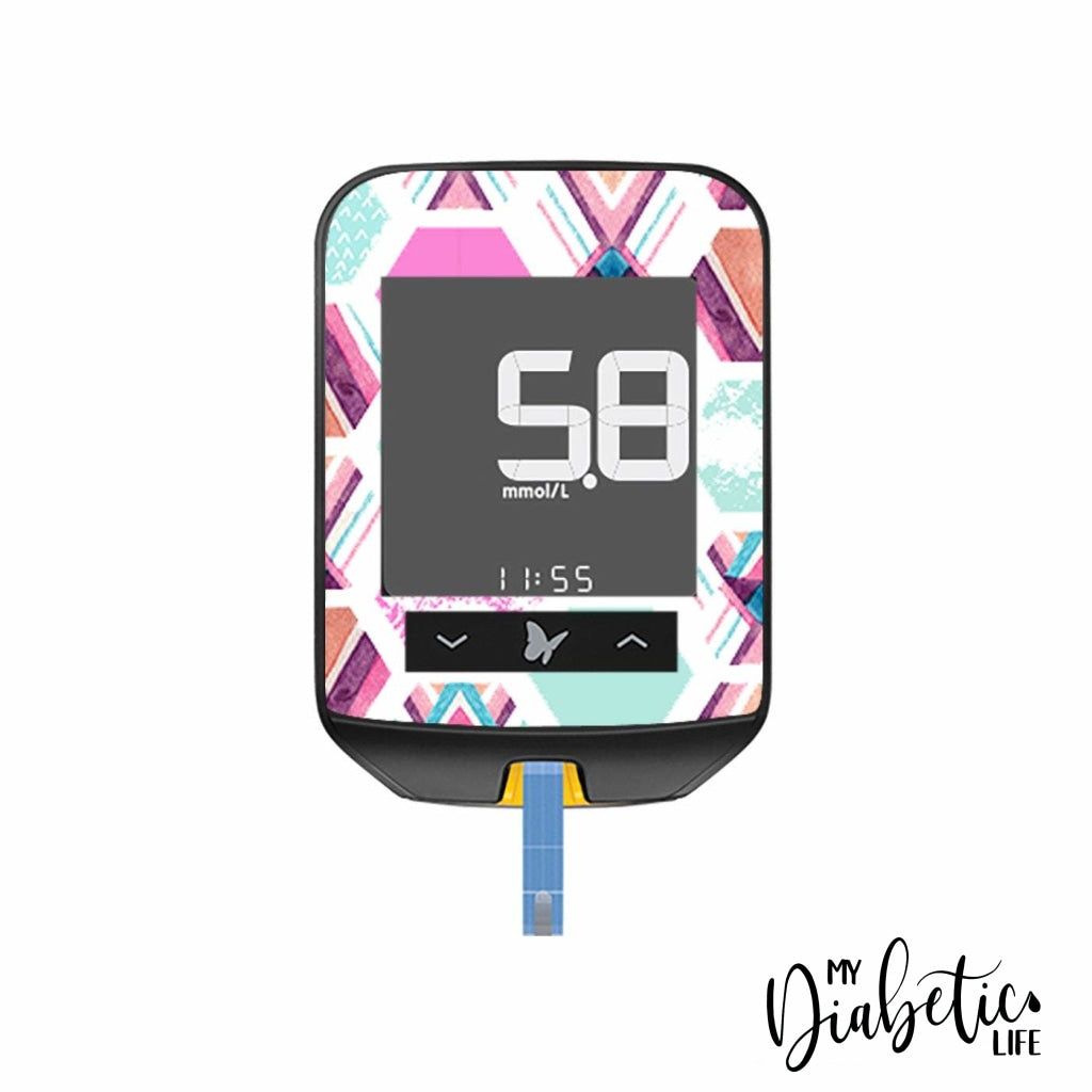 Miami Slice - Freestyle Optium Neo Peel, skin and Decal, glucose meter sticker - MyDiabeticLife