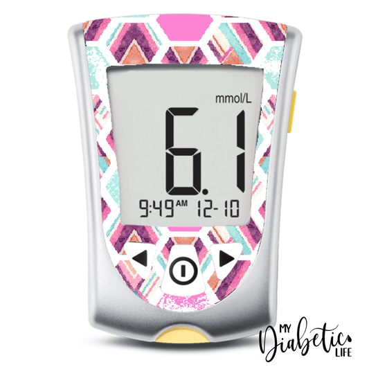 Miami Slice - Freestyle Optium Peel, skin and Decal, glucose meter sticker - MyDiabeticLife