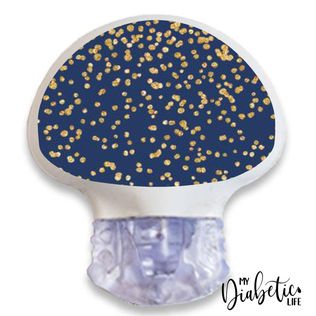 Midnight Stars - Medtronic Enlite Peel, skin and Decal, cgm sticker - MyDiabeticLife