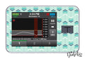 Mint Arrows - Tandem Tslim x2 Pump Peel, skin and Decal, insulin pump sticker - MyDiabeticLife