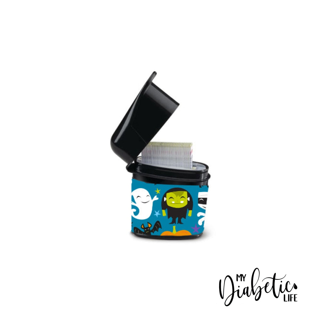 Monster Mash - Test Strip Canister Sticker Accuchek Guide Container