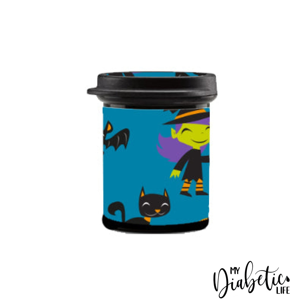 Monster Mash - Test Strip Canister Sticker Accuchek Instant Container