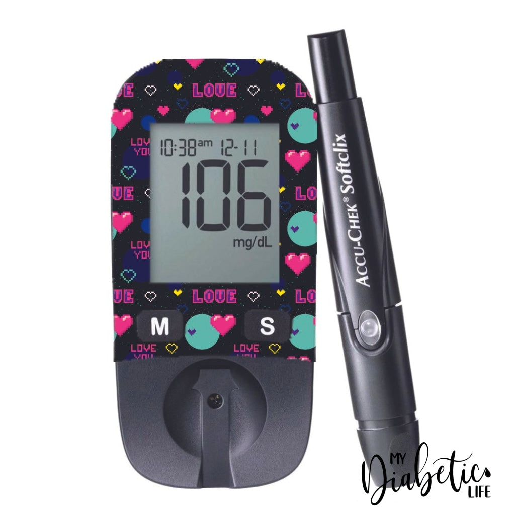 Moon & Back - Accu-Chek Active Peel Skin And Decal Glucose Meter Sticker