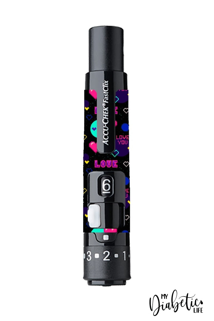 Moon & Back - Accuchek Fast-Clix Lancet Device Peel Skin And Decal Sticker