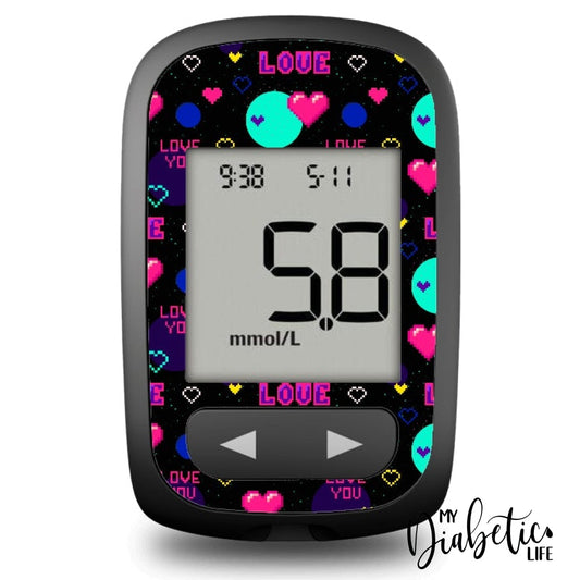 Moon & Back - Accu-Chek Guide Me Peel Skin And Decal Glucose Meter Sticker