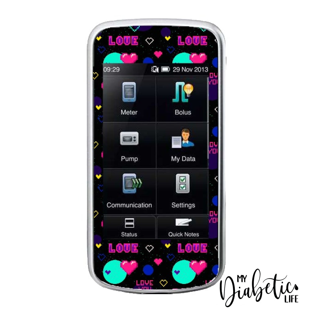 Moon & Back - Accu-Chek Insight Peel Skin And Decal Insulin Pump Sticker Remote Sticker Only