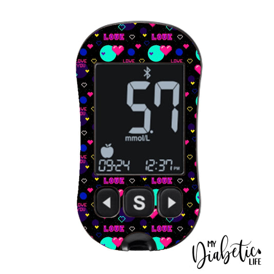 Moon & Back - Caresens Dual Peel Skin And Decal Glucose Meter Sticker