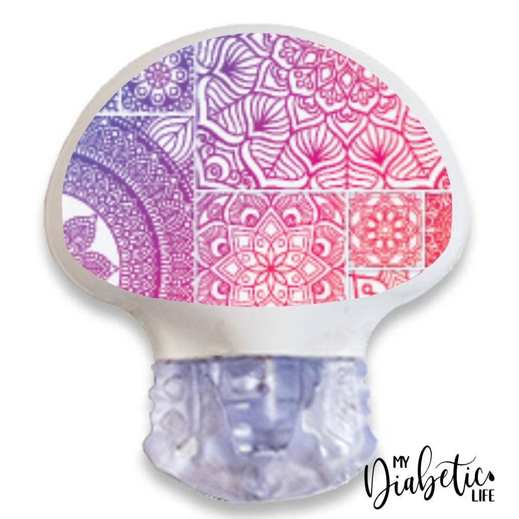 Mosaic Tiles - Medtronic Enlite Peel, skin and Decal, cgm sticker - MyDiabeticLife