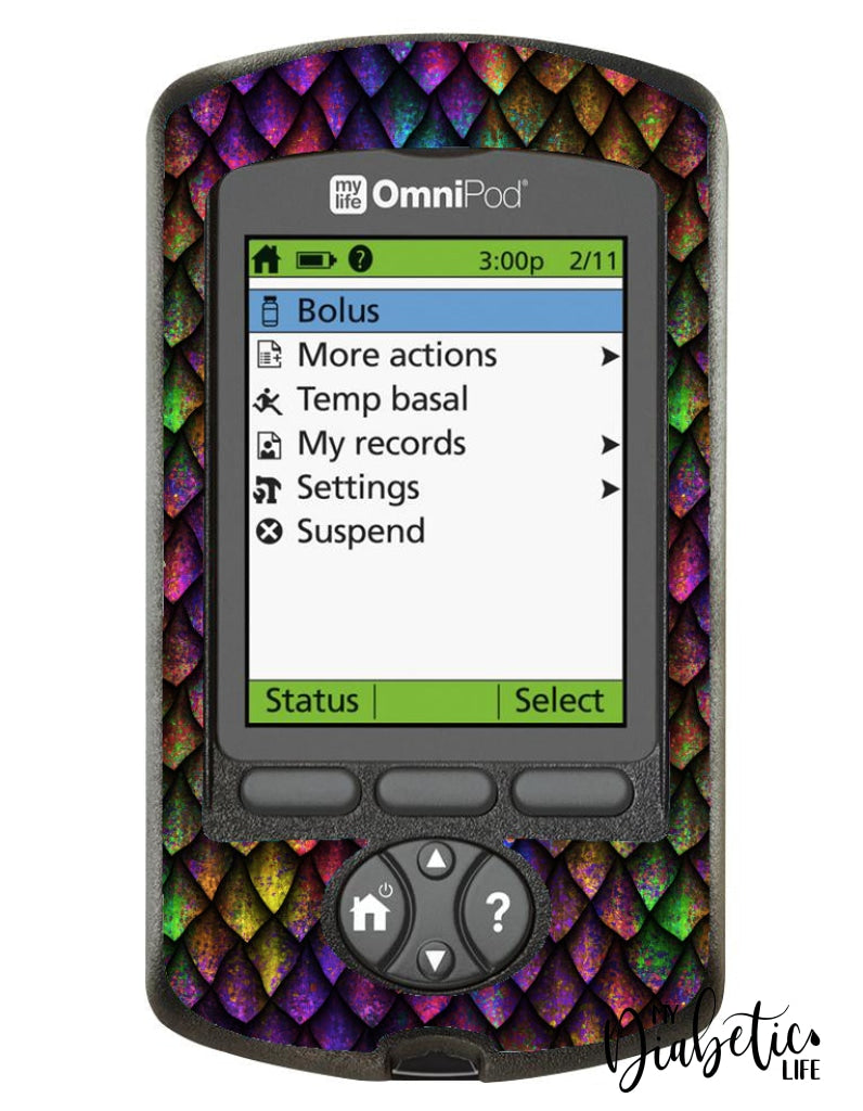 Mother Of Dragons - Omnipod Pdm Skin And Decal Glucose Meter Sticker
