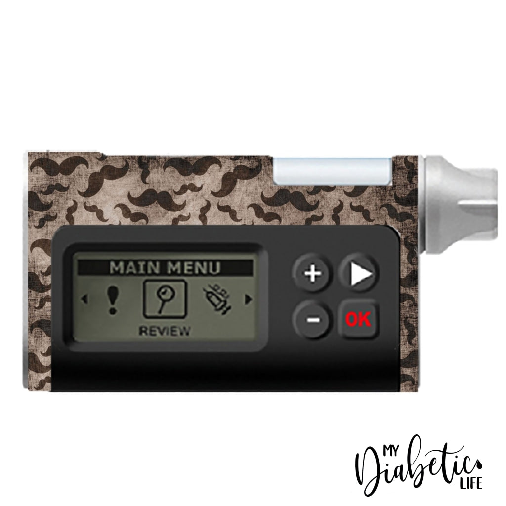Moustache -Dana Rs Insulin Pump Sticker Peel Skin And Decal Dana Rs