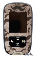 Moustaches - Accu-chek Guide Peel, skin and Decal, glucose meter sticker - MyDiabeticLife