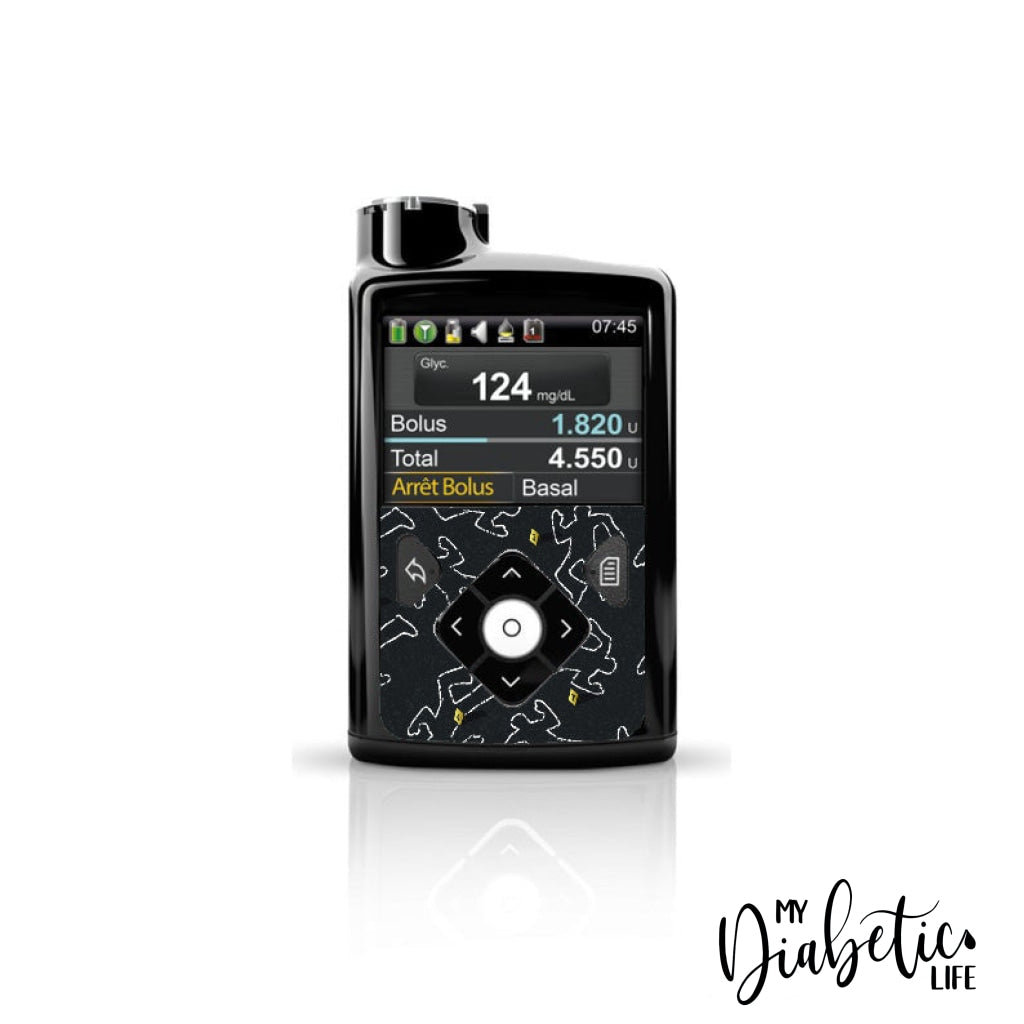 Murder Death Kill - Medtronic Pump (630/640/670/770) Sticker Front Mini 630/640/670