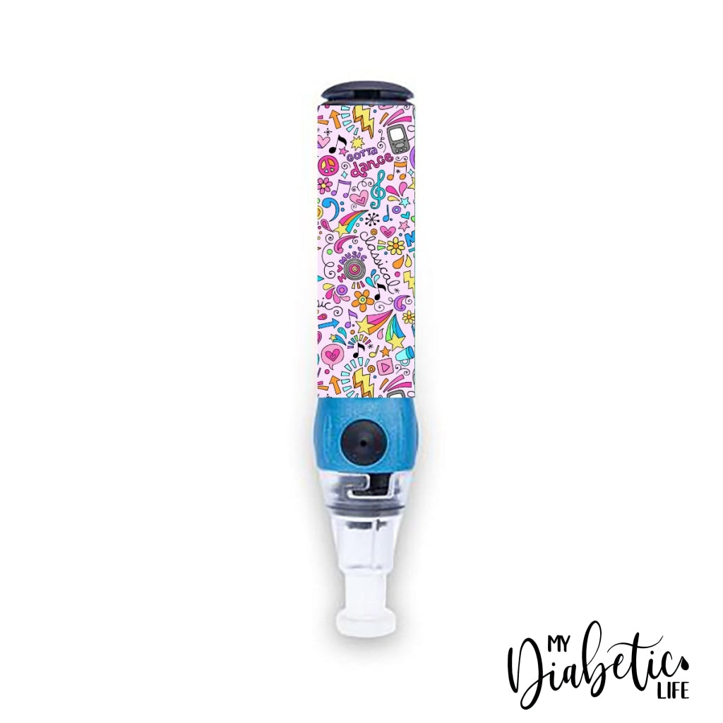 Music Is Life - Genteel Lancing Device Peel Decal Skin Sticker