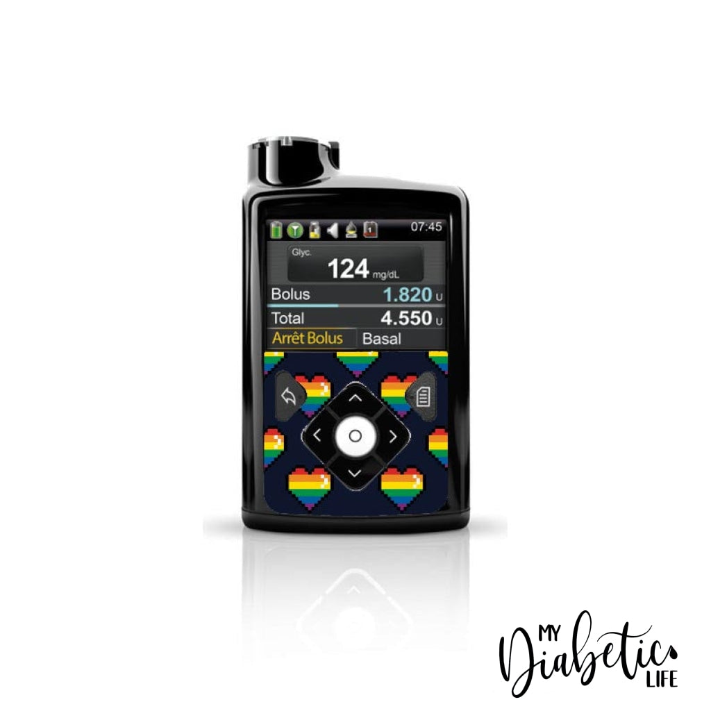 Must Of Been Love - Medtronic Pump (630/640/670/770) Sticker Front Mini 630/640/670