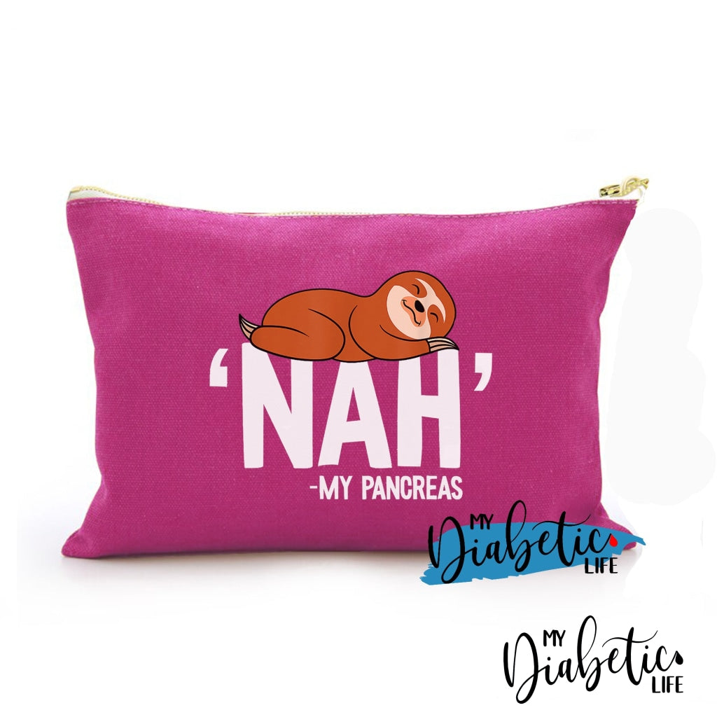Nah - My Pancreas Carry All Storage Bag Dark Pink Storage Bags