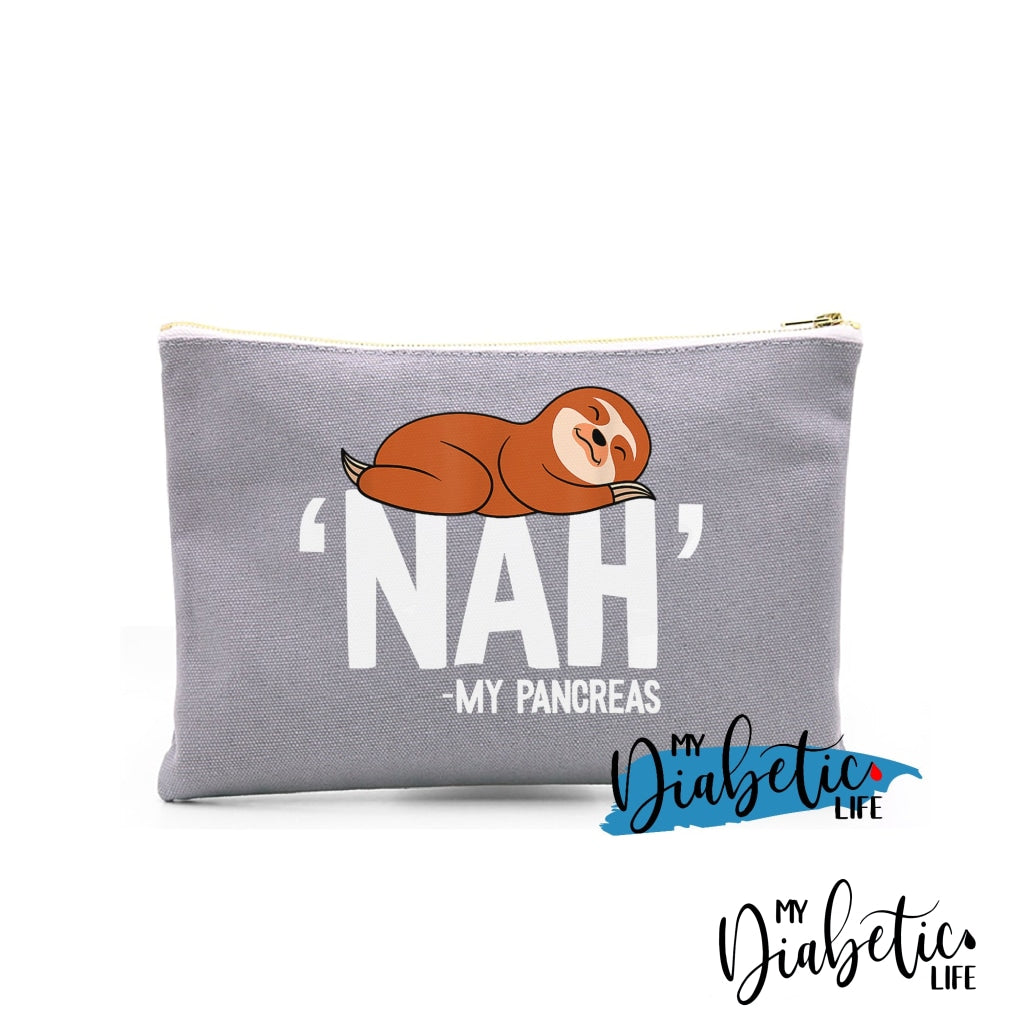 Nah - My Pancreas Carry All Storage Bag Light Grey Storage Bags