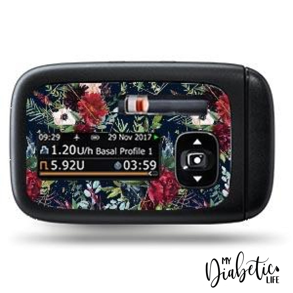 Navy Christmas - Accu-Chek Insight Peel Skin And Decal Insulin Pump Sticker Accu-Chek