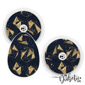 Navy Gold Geode - Bubble Reader Sticker Smart