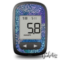 Navy Leopard - Accu-Chek Guide Me Peel Skin And Decal Glucose Meter Sticker