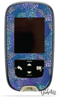 Navy Leopard Print - Accu-Chek Guide Peel Skin And Decal Glucose Meter Sticker