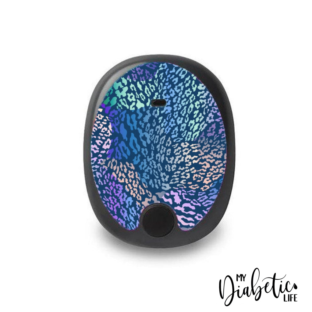 Navy Leopard - Eversense Cgm Sticker