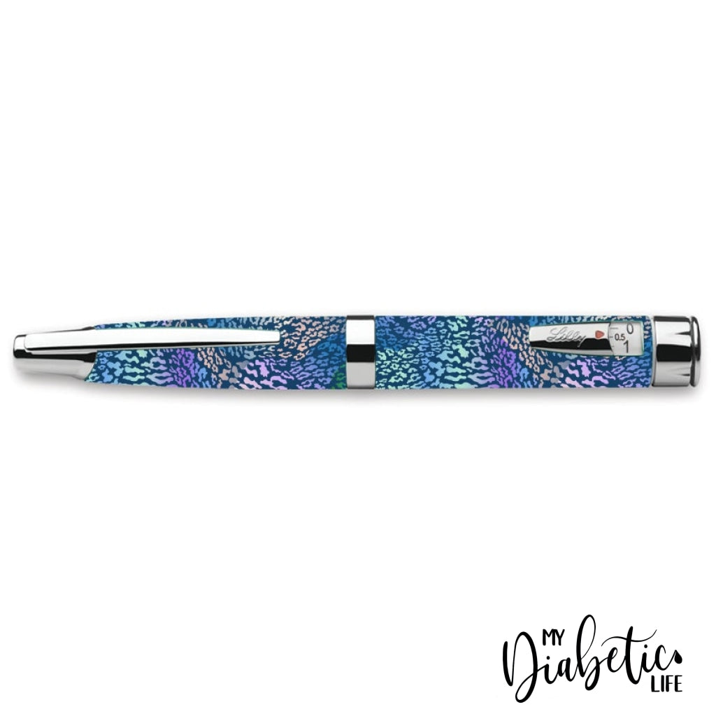 Navy Leopard - Humapen Luxura Insulin Pen Peel Skin Decal Sticker Cover