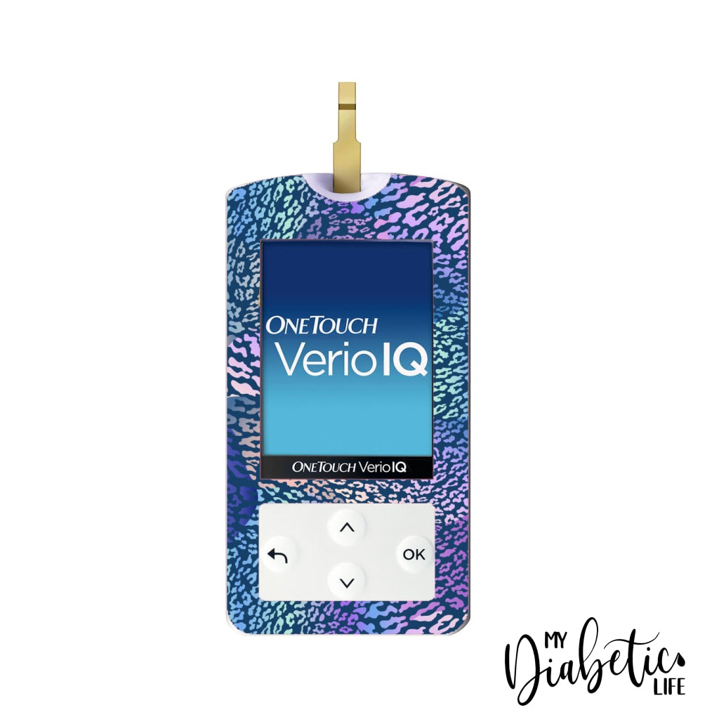 Navy Leopard - Onetouch Verio Iq Sticker One Touch