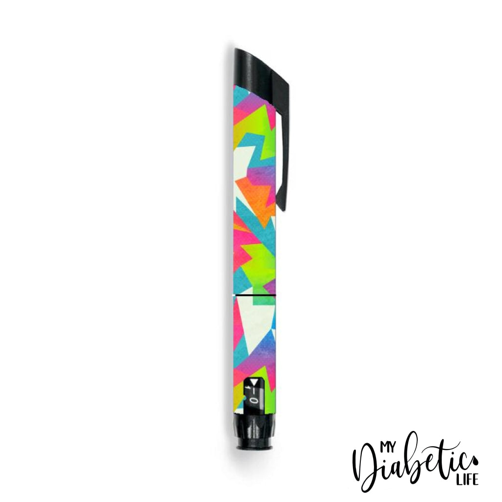 Neon Edges - Junior Star Insulin Pen Peel Skin And Decal Sticker Cover Juniorstar