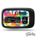 Neon Egdes - Accu-Chek Insight Peel Skin And Decal Insulin Pump Sticker Accu-Chek