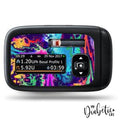 Neon Ink Splatter - Accu-Chek Insight Peel Skin And Decal Insulin Pump Sticker Accu-Chek