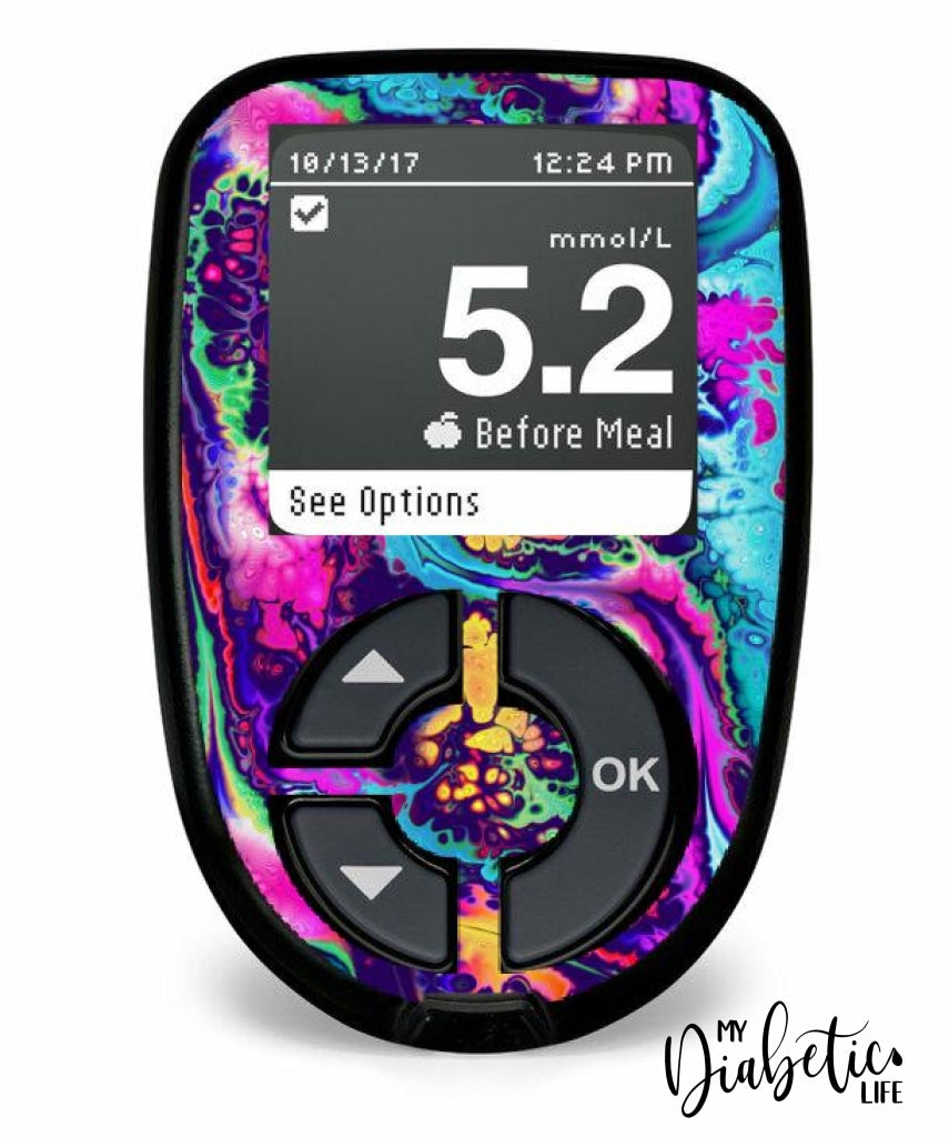 Neon Ink Splatter - Contour Next Peel