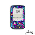 Neon Ink Splatter - Dexcom G6 Receiver Sticker