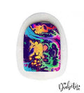 Neon Ink Splatter - Omnipod Peel Skin And Decal Insulin Pump Sticker