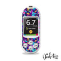 Neon Ink Splatter - One Touch Verio Reflect Glucose Meter Sticker