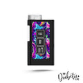 Neon Ink Splatter - Ypsopump Peel Skin And Decal Insulin Pump Sticker